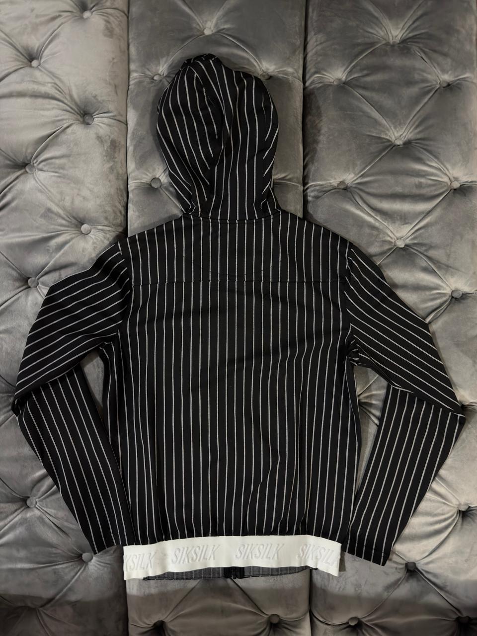 Hoodie Zip-Up SIK SILK Pinstripe